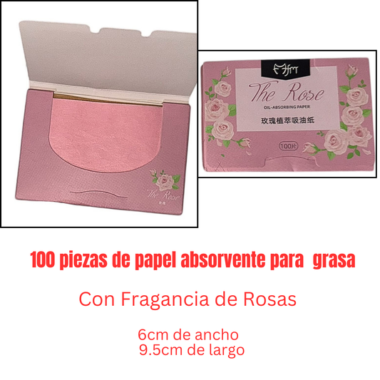 Papel Absorvente para la grasa de la cara