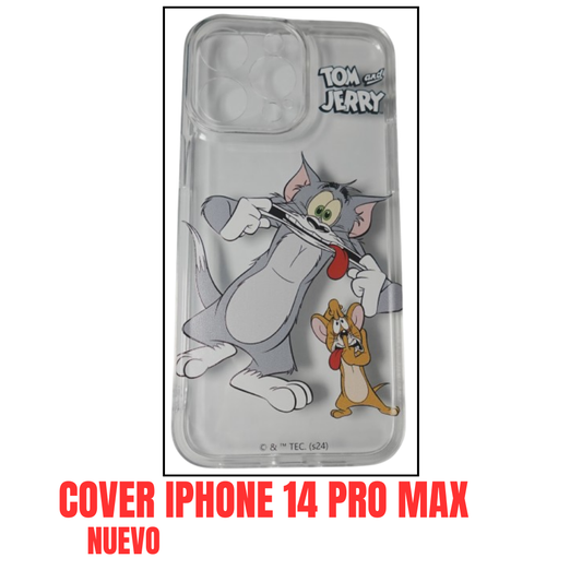 cover iphone 14 Pro Max de tom y jerry