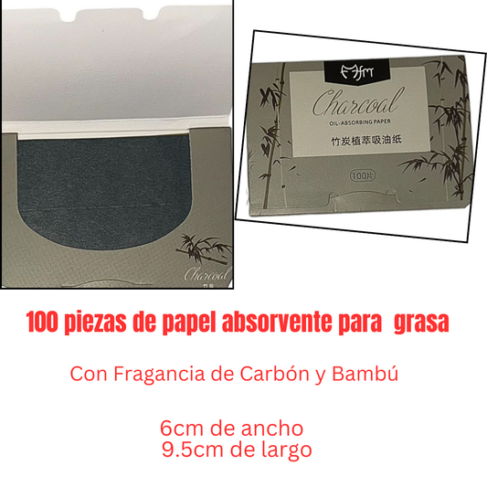 Papel Absorvente para la grasa de la cara
