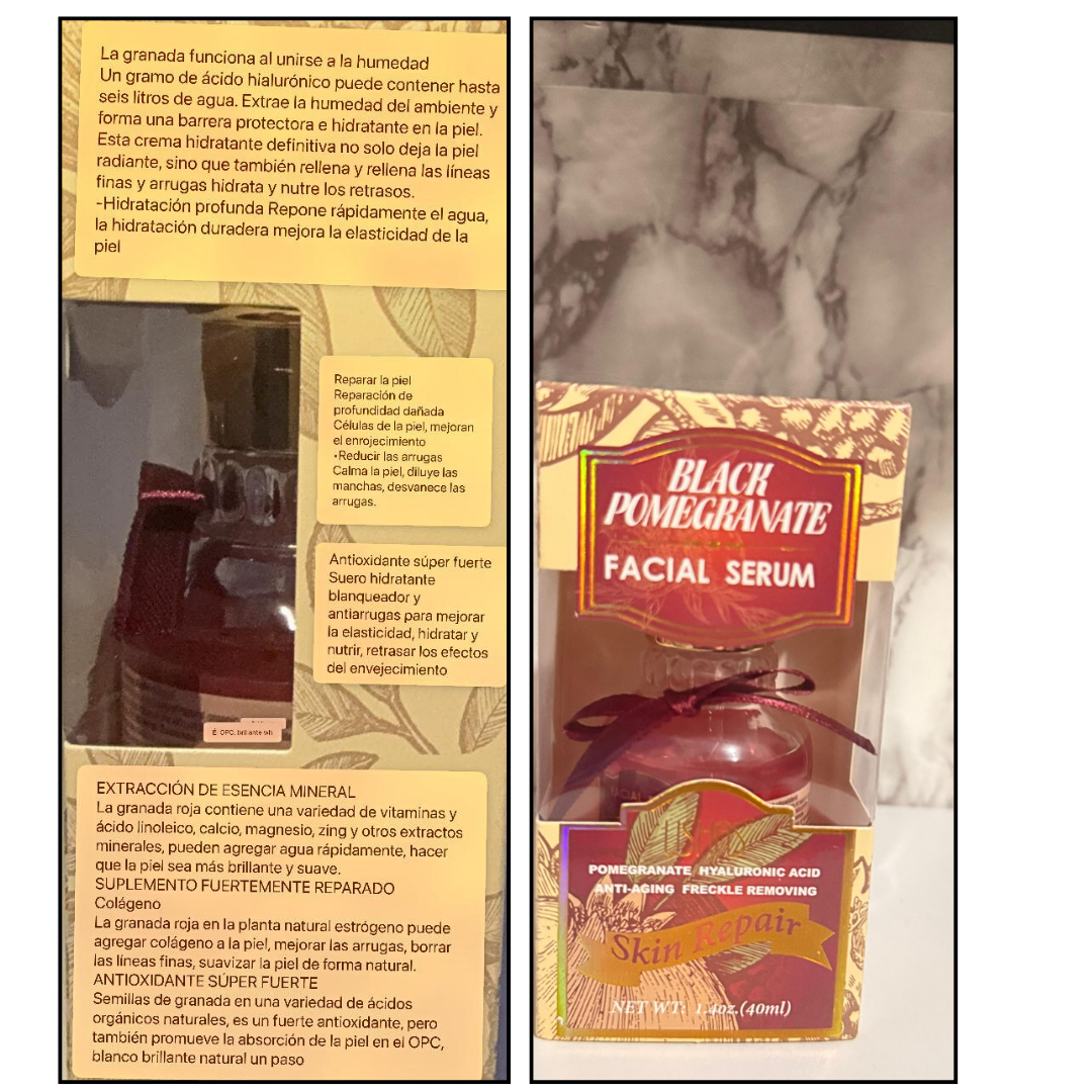 serum de granada negra marca USHAS