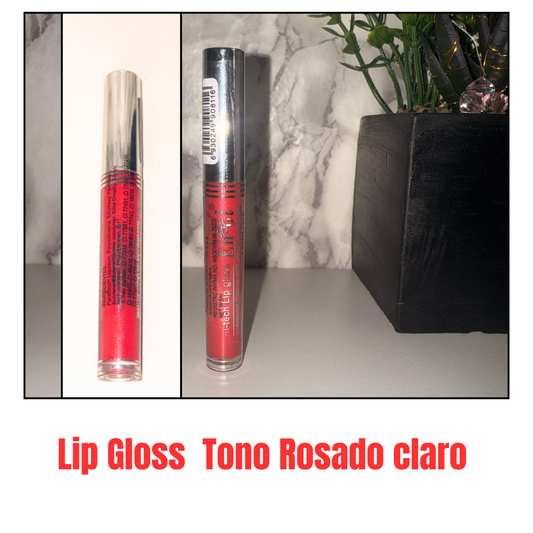Lips Gloss Tono Rosado Claro