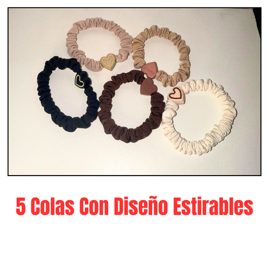 5 Colas Con Diseño Lindo